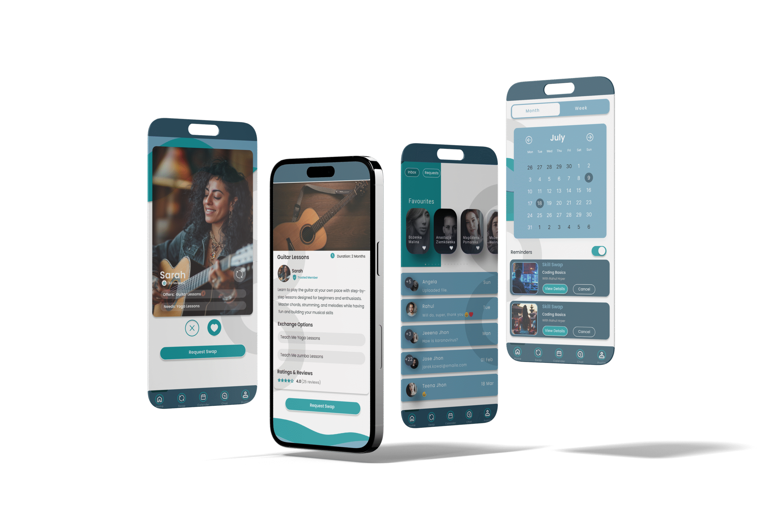 app screen mockup